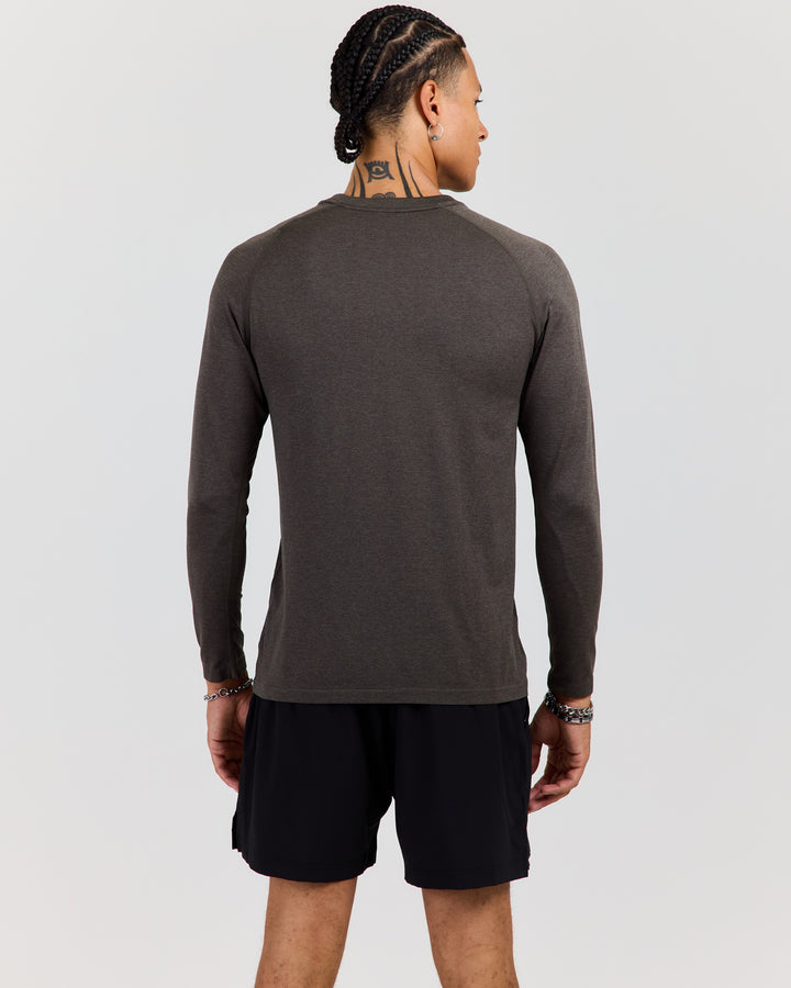 Men's Elite Seamless Long Sleeve - Olive Green