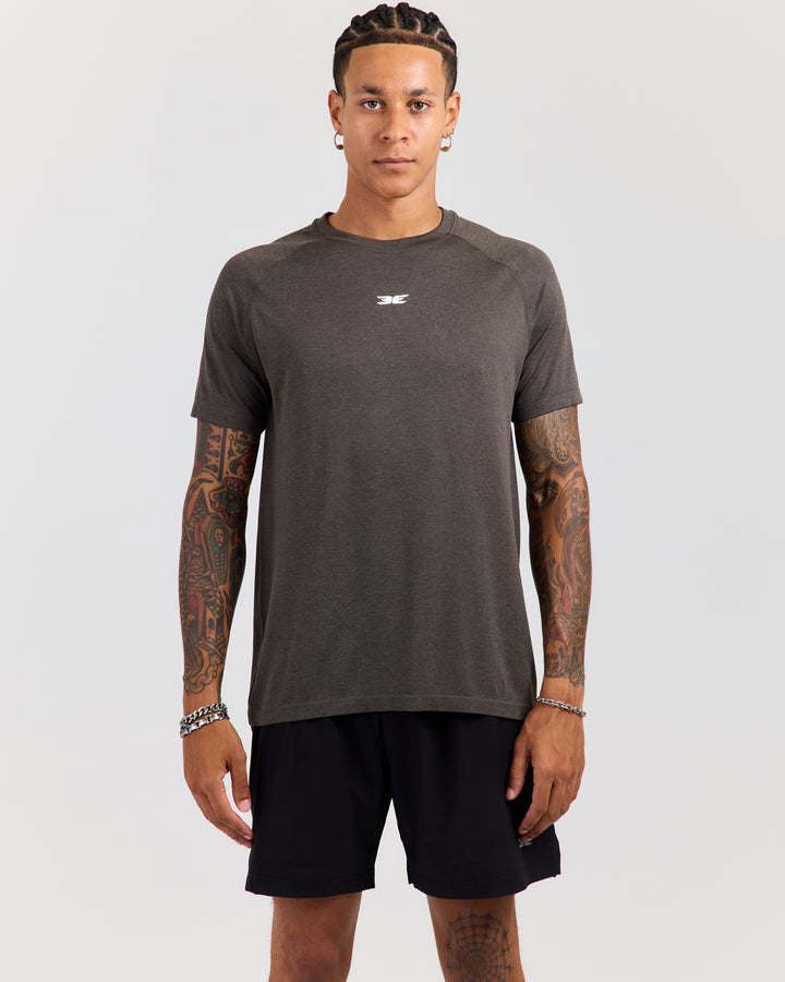 Men's Elite Seamless Regular Tee - Olive Green