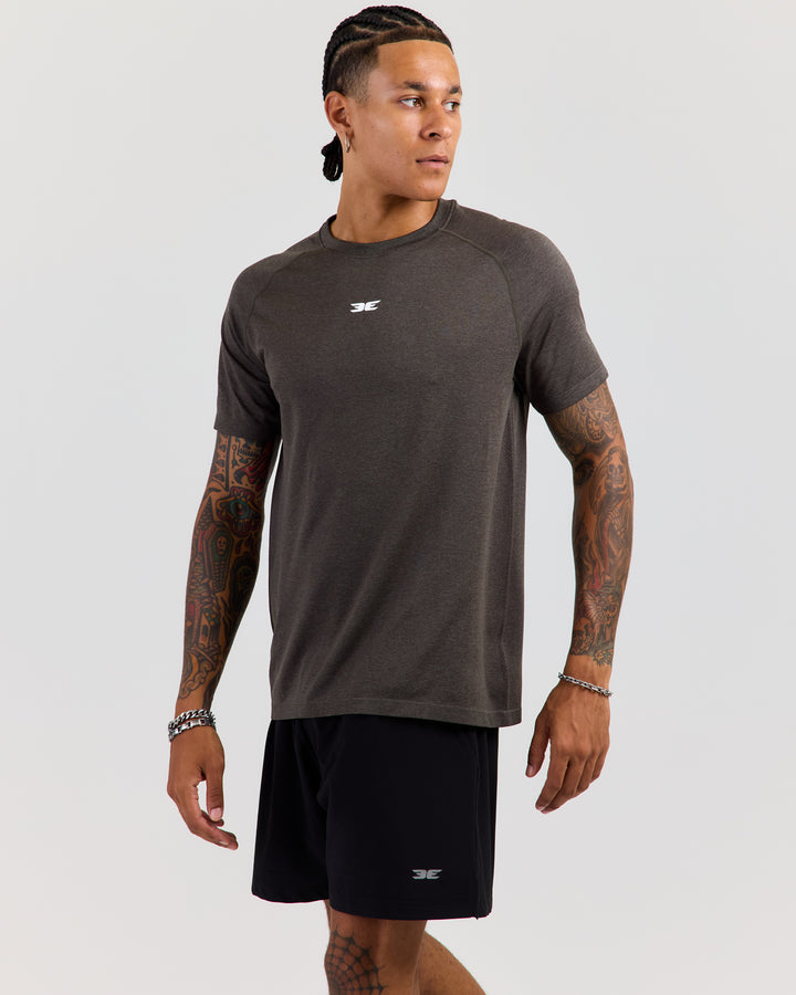 Men's Elite Seamless Regular Tee - Olive Green