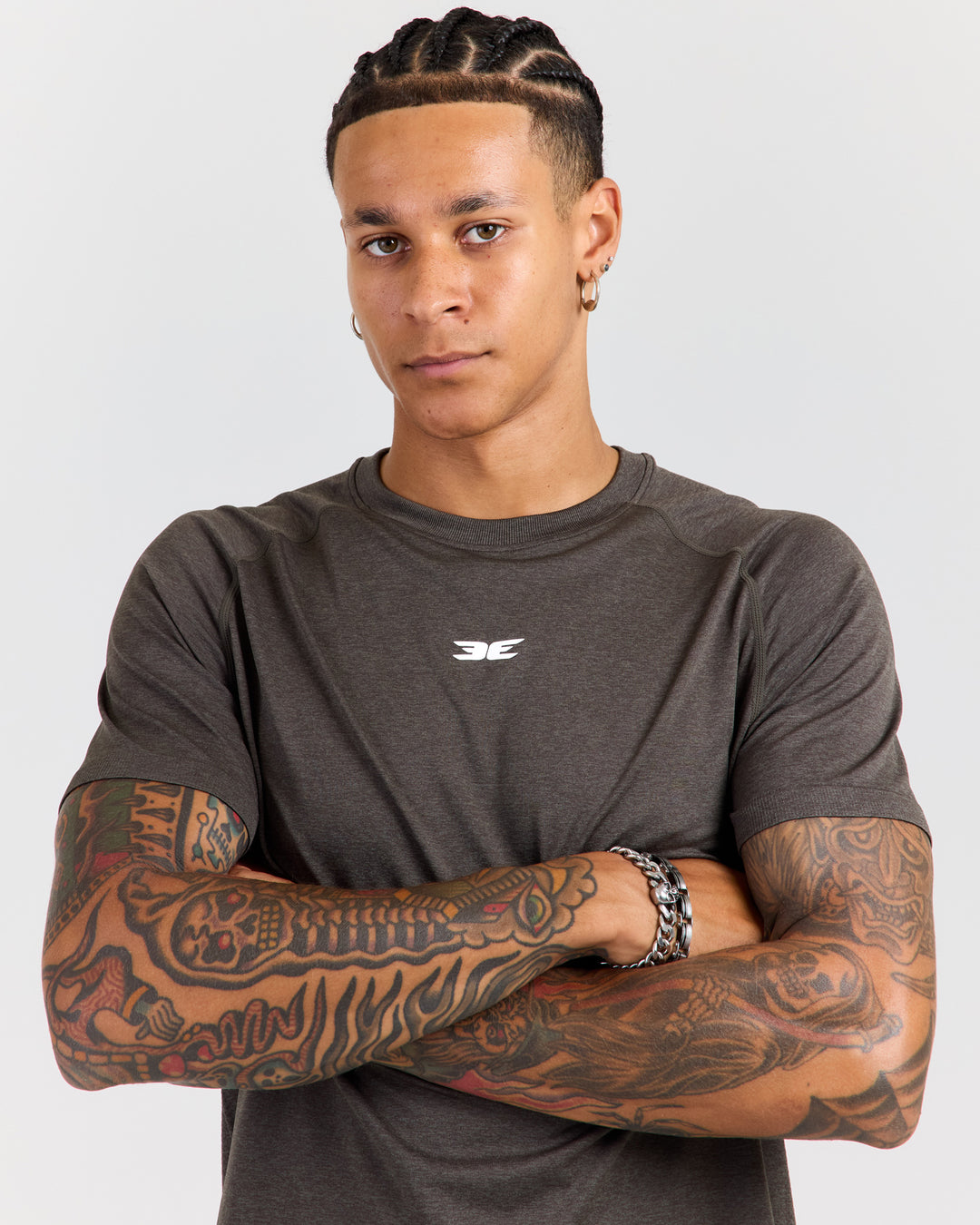 Men's Elite Seamless Regular Tee - Olive Green