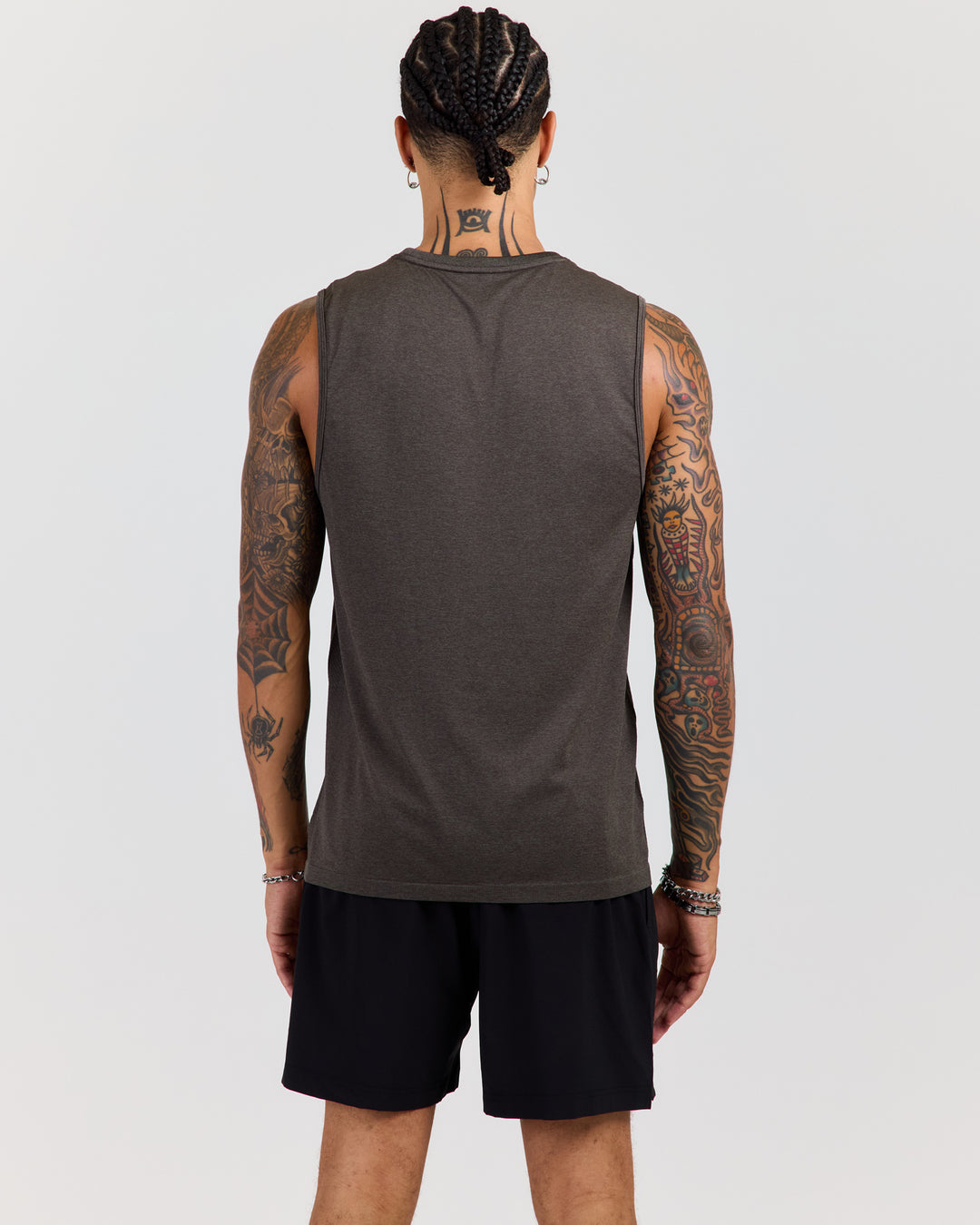 Men's Elite Seamless Tank - Olive Green