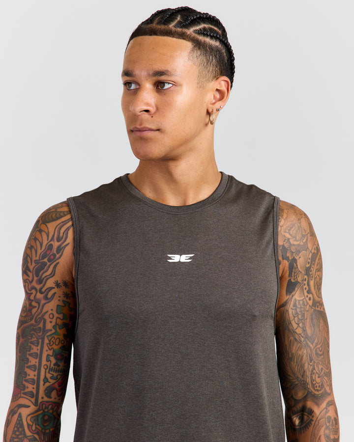Men's Elite Seamless Tank - Olive Green