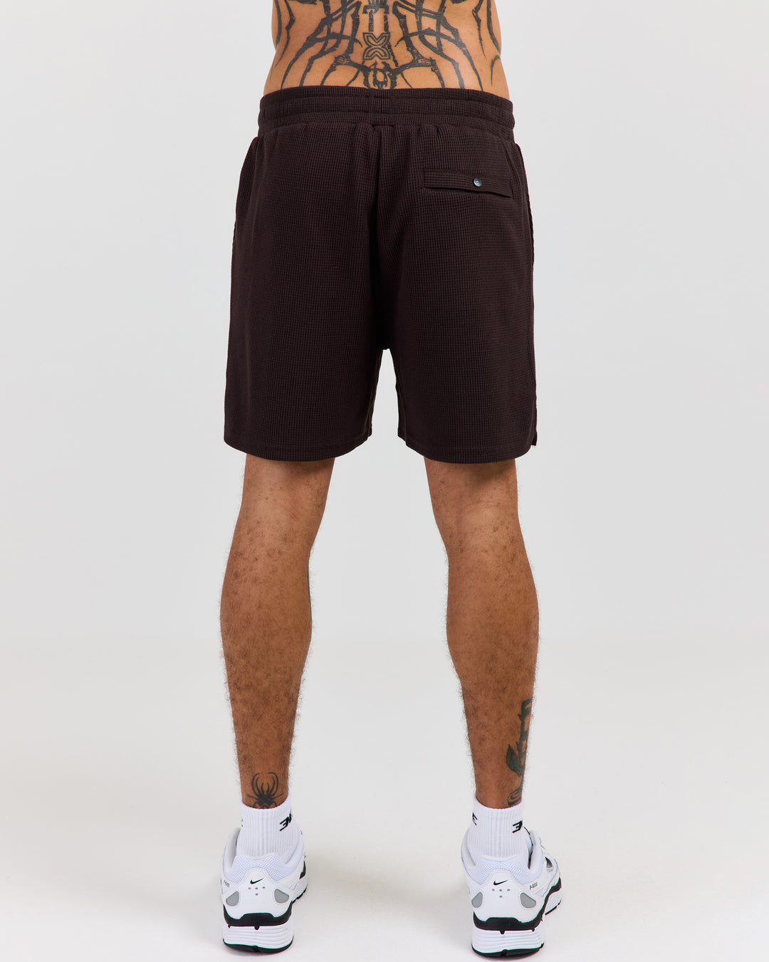 Waffle Shorts - Coffee Bean