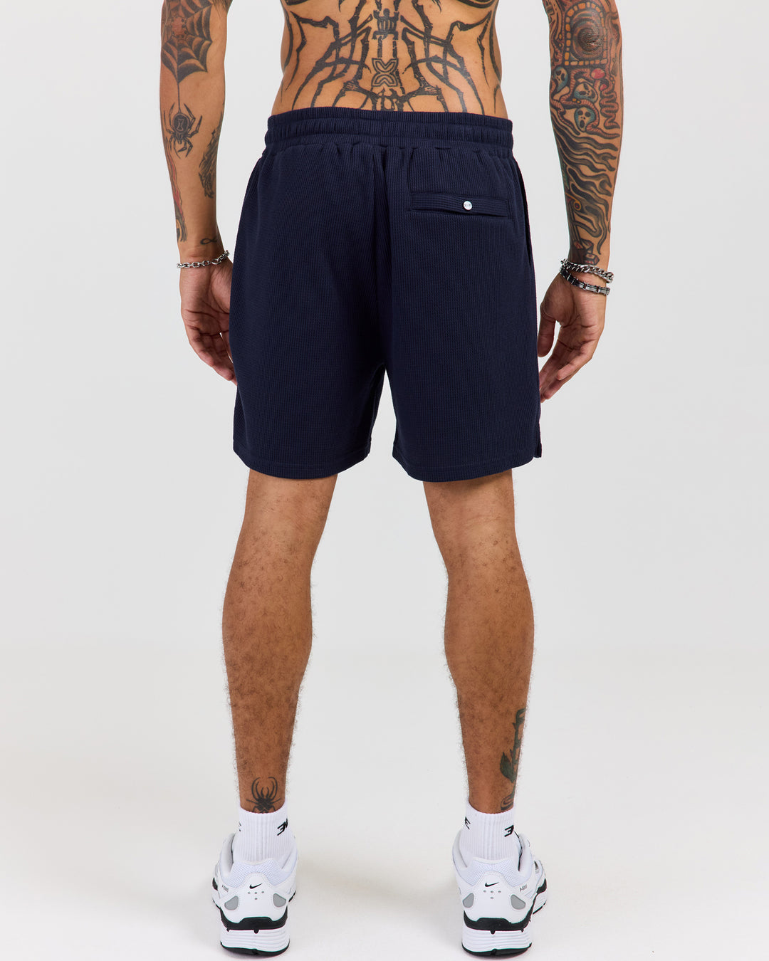 Waffle Shorts - Navy