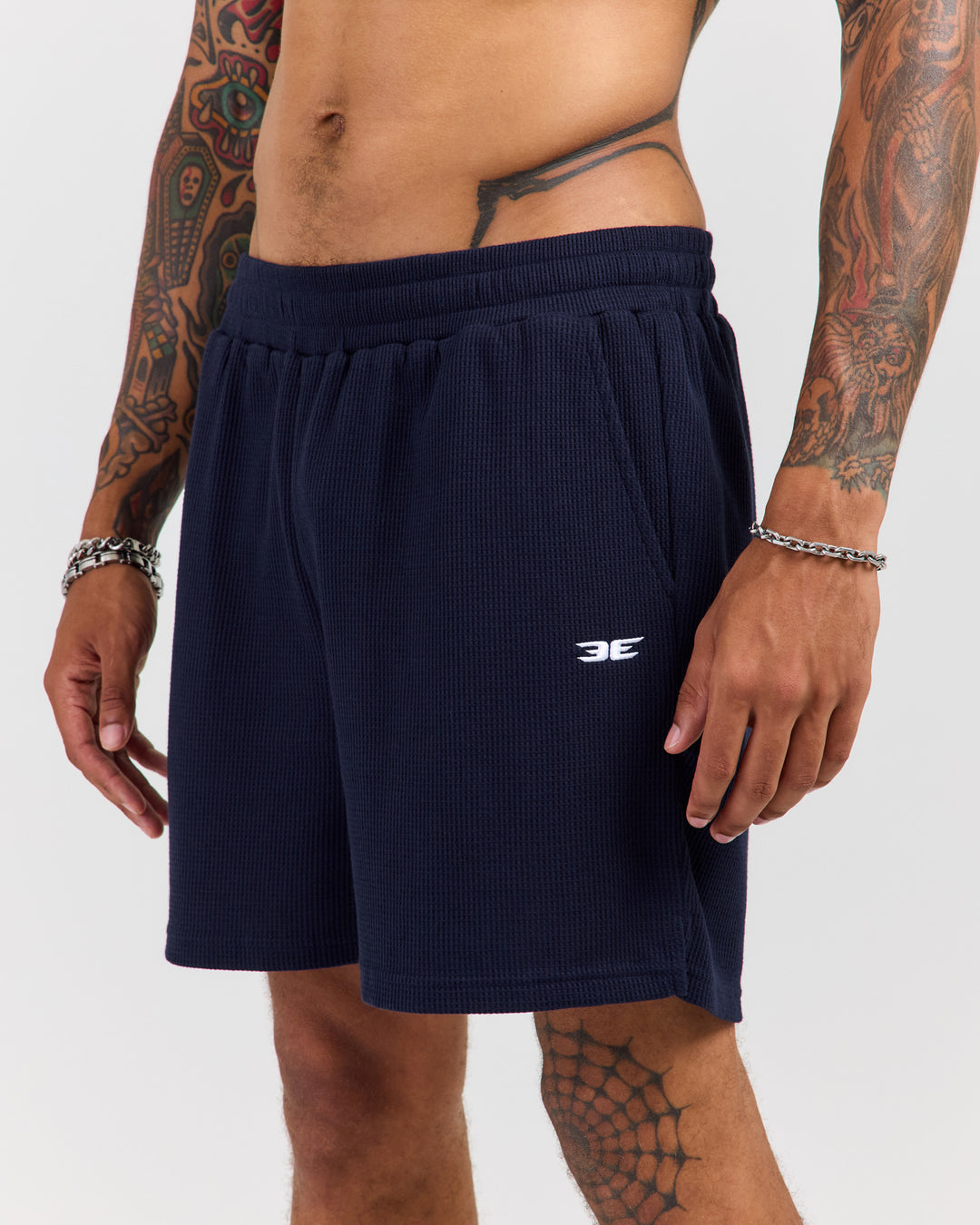 Waffle Shorts - Navy