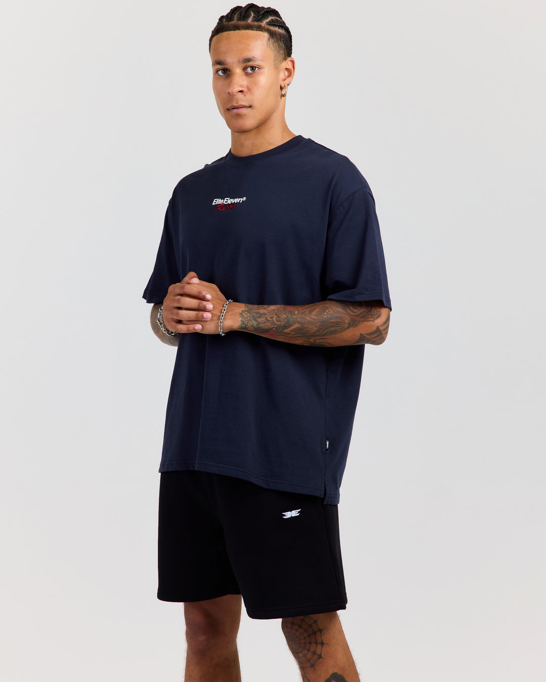 Motorsport Oversized Tee - Navy
