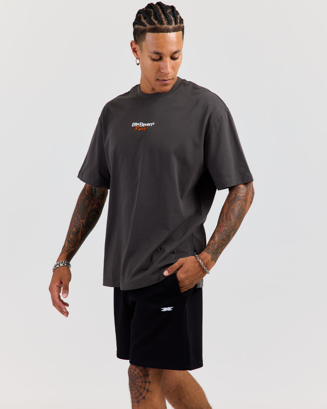 Motorsport Oversized Tee - Slate