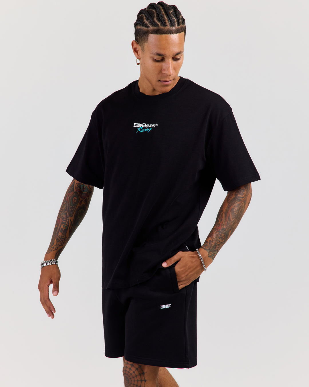 Motorsport Oversized Tee - Black