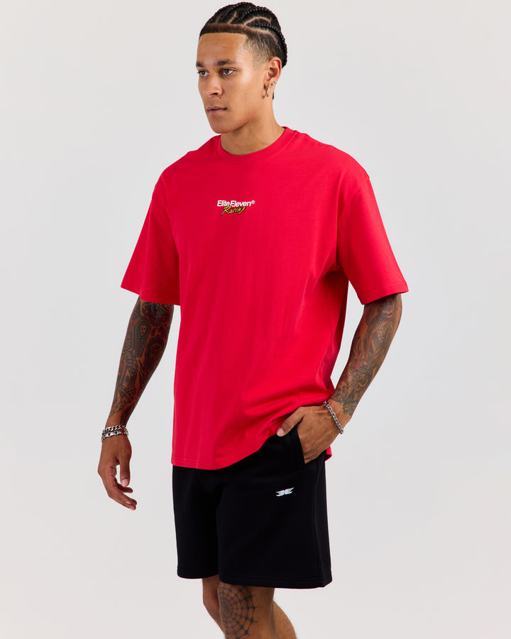 Motorsport Oversized Tee - Red