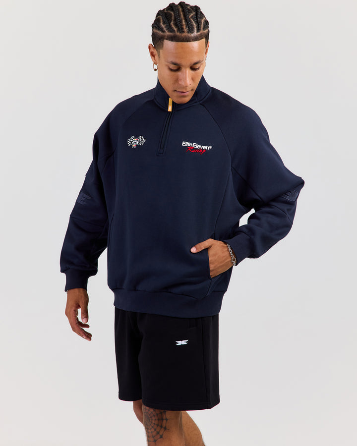Motorsport 1/4 Zip - Navy