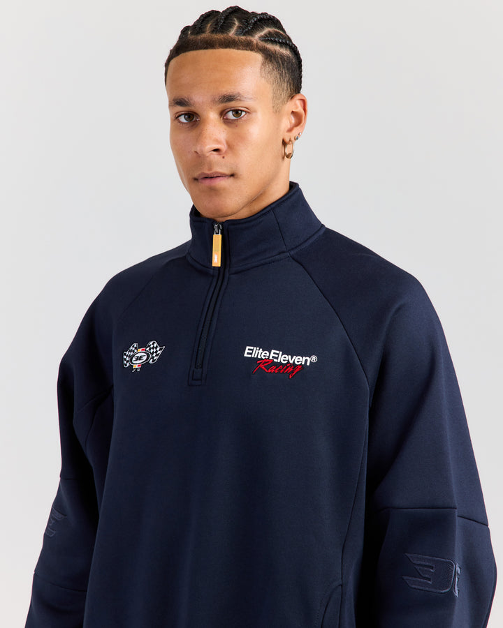 Motorsport 1/4 Zip - Navy