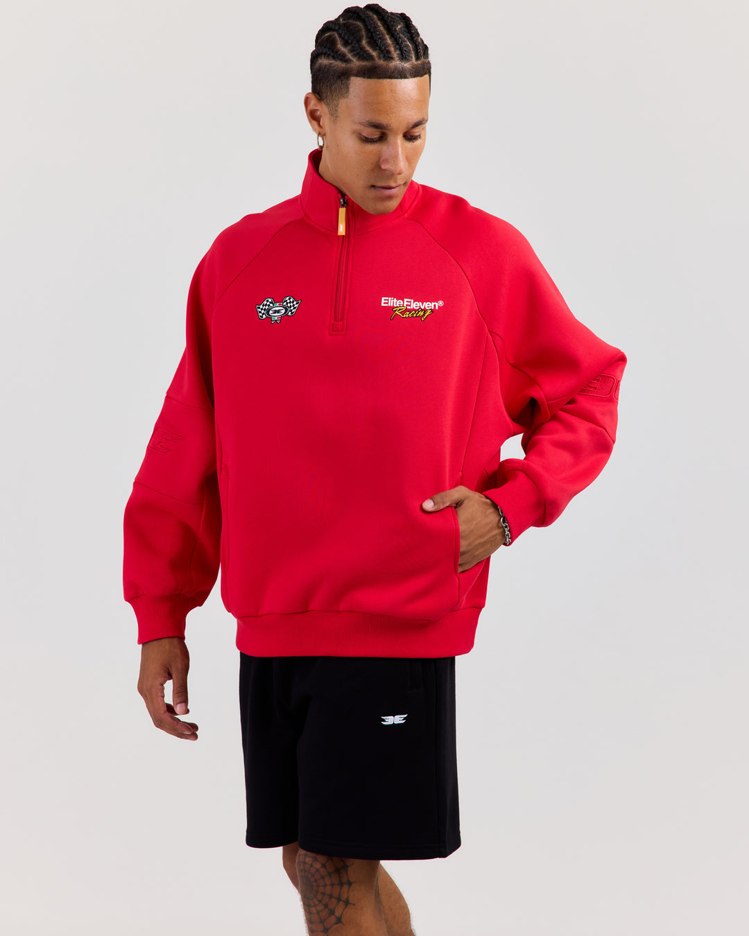Motorsport 1/4 Zip - Red
