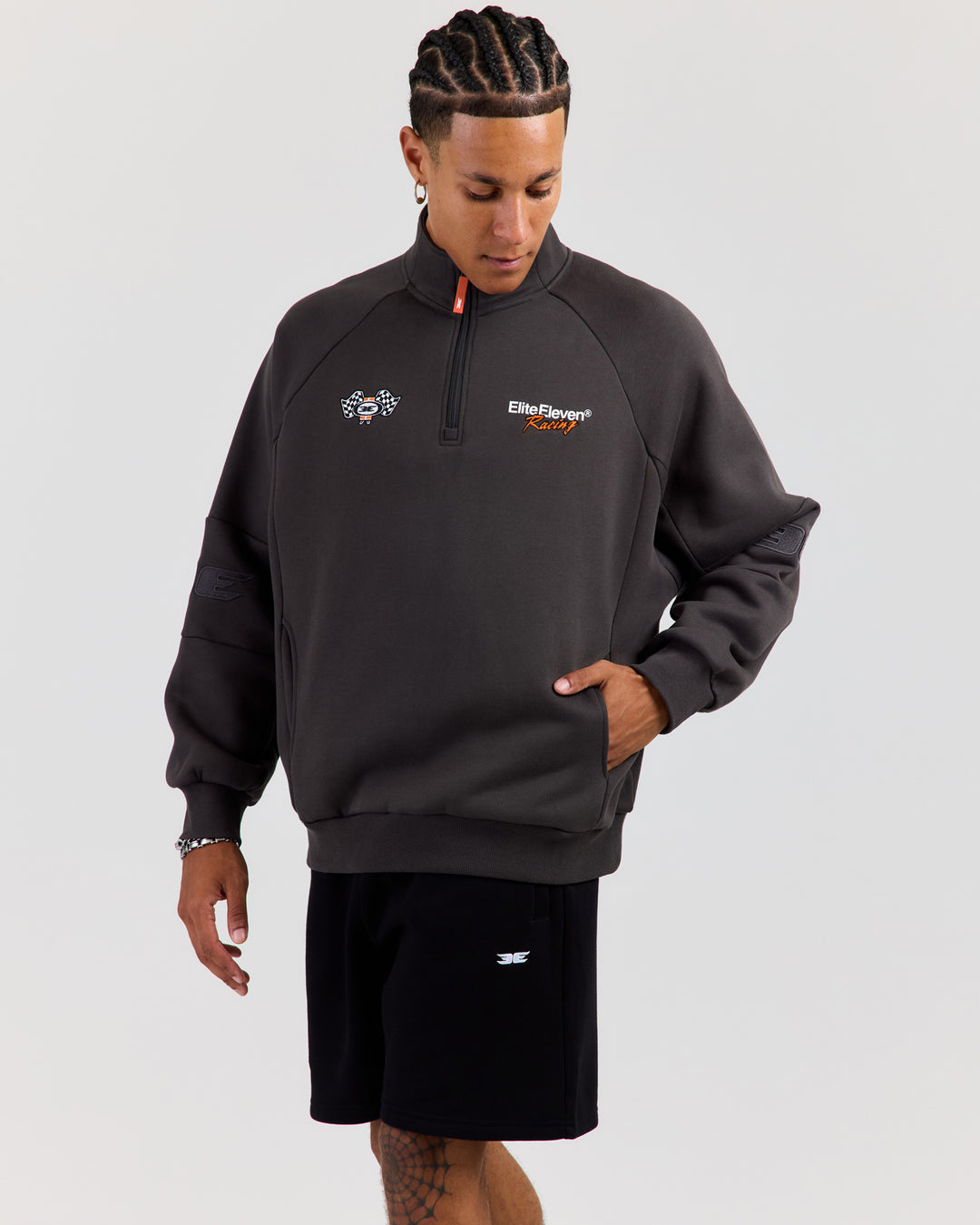 Motorsport 1/4 Zip - Slate