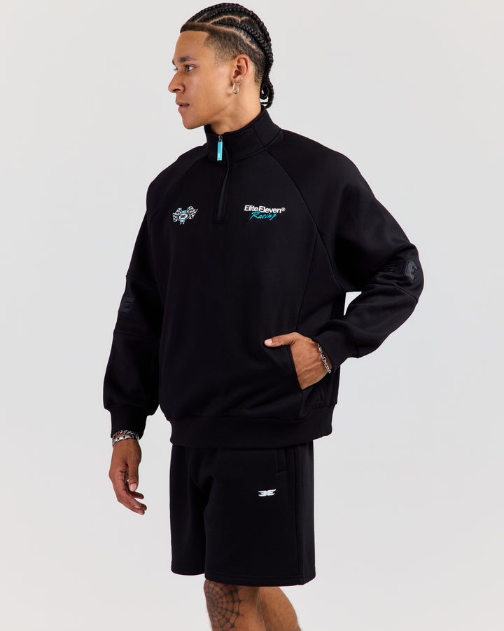 Motorsport 1/4 Zip - Black
