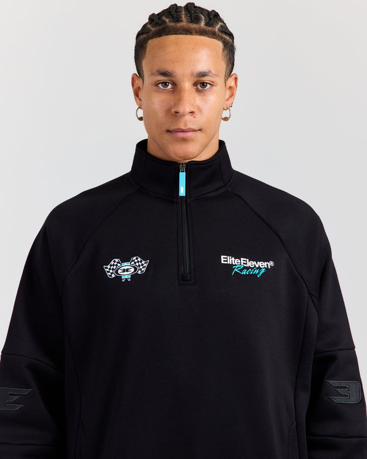 Motorsport 1/4 Zip - Black