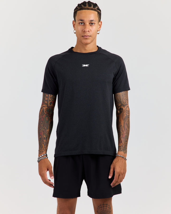 Men's Elite Seamless Regular Tee - Charcoal