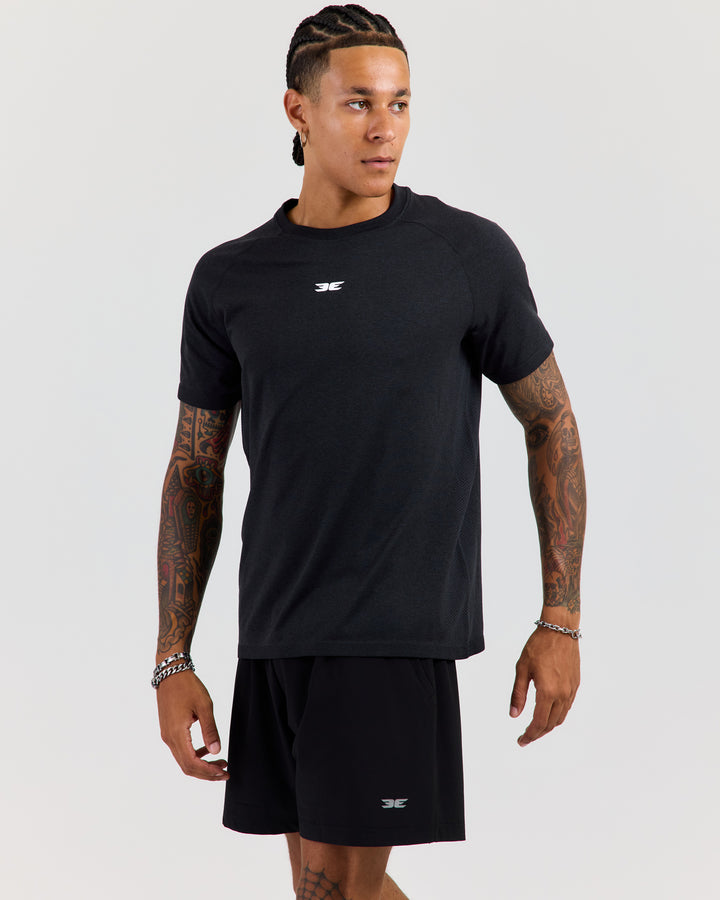 Men's Elite Seamless Regular Tee - Charcoal