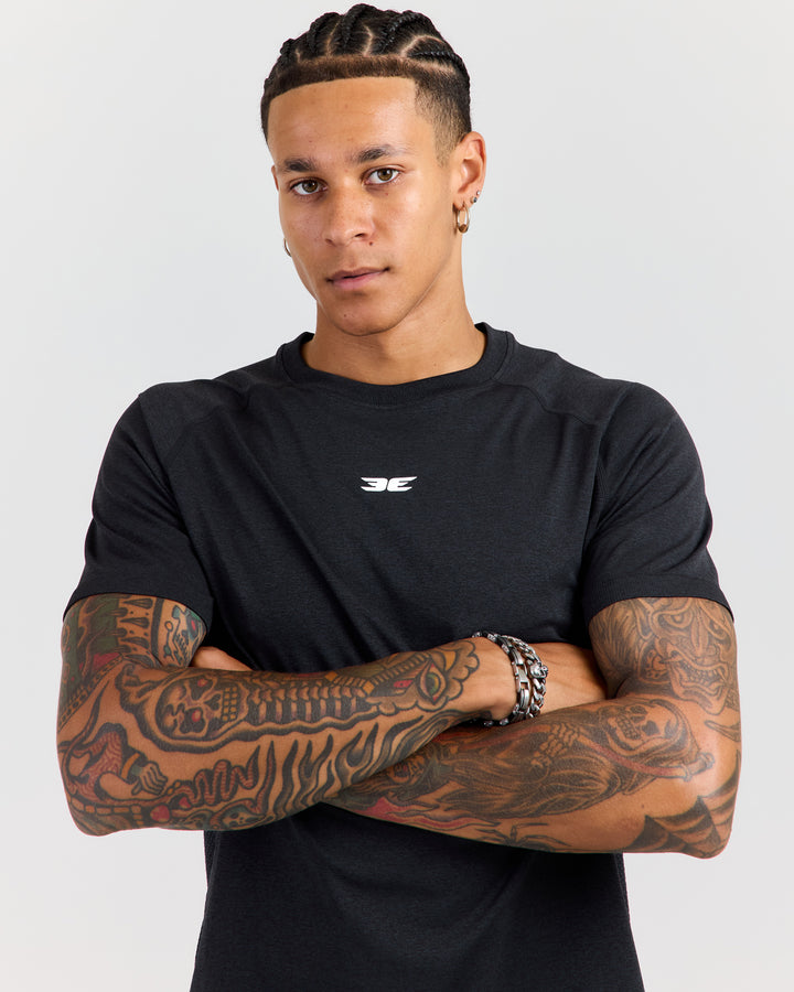 Men's Elite Seamless Regular Tee - Charcoal
