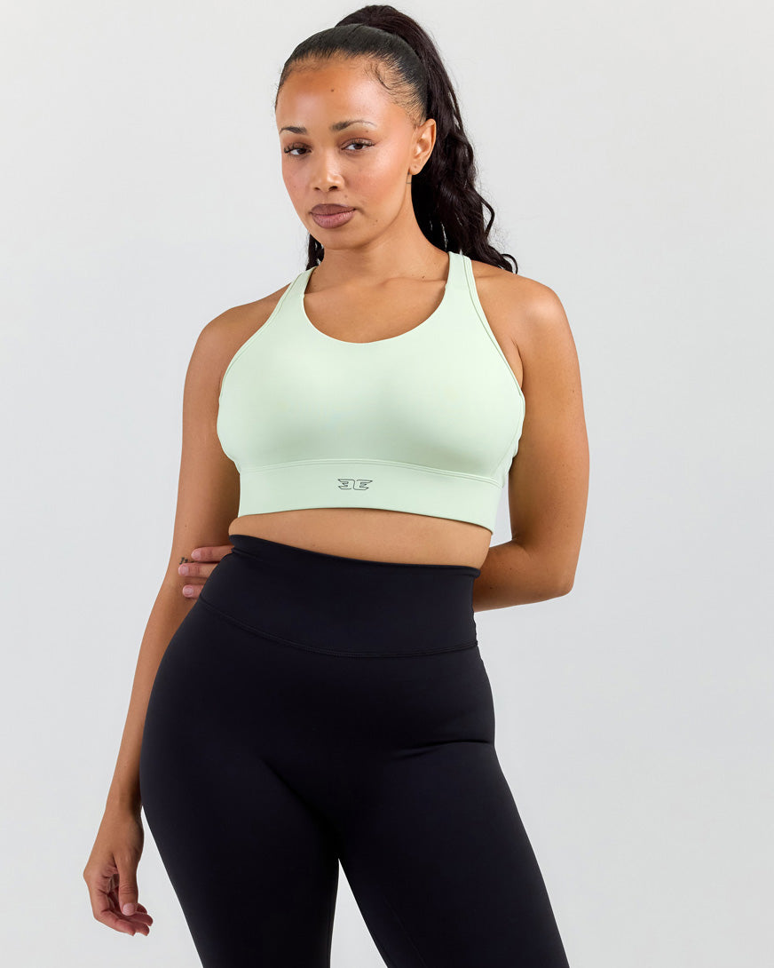 High Support Performance Bra - Lime