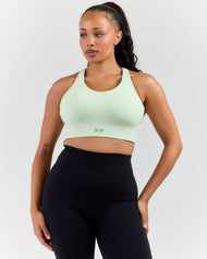High Support Performance Bra - Lime