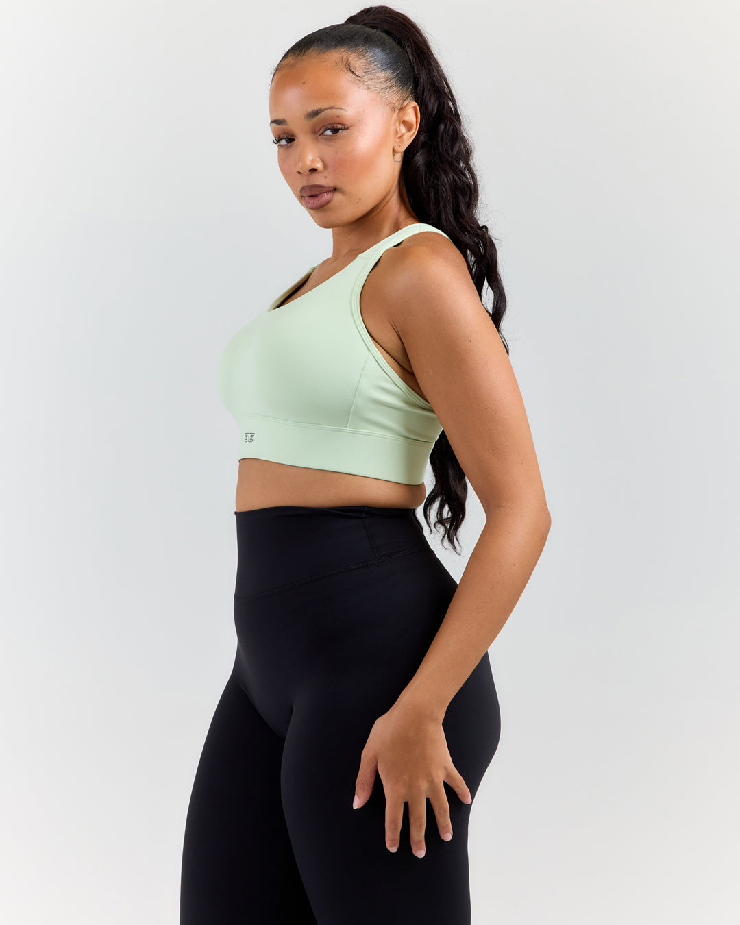 High Support Performance Bra - Lime