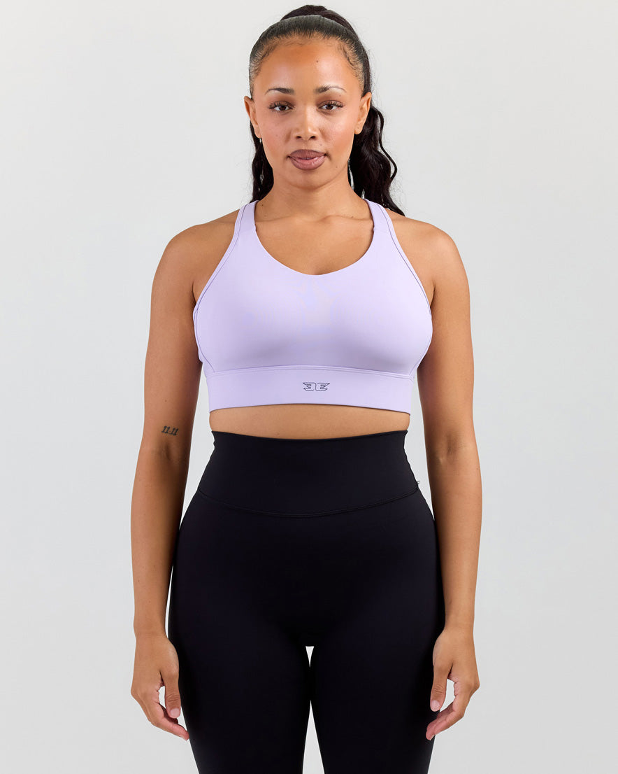 High Support Performance Bra - Grape