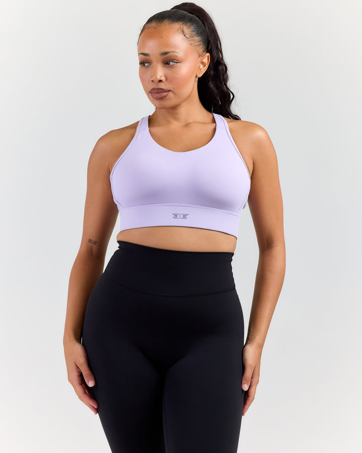 High Support Performance Bra - Grape