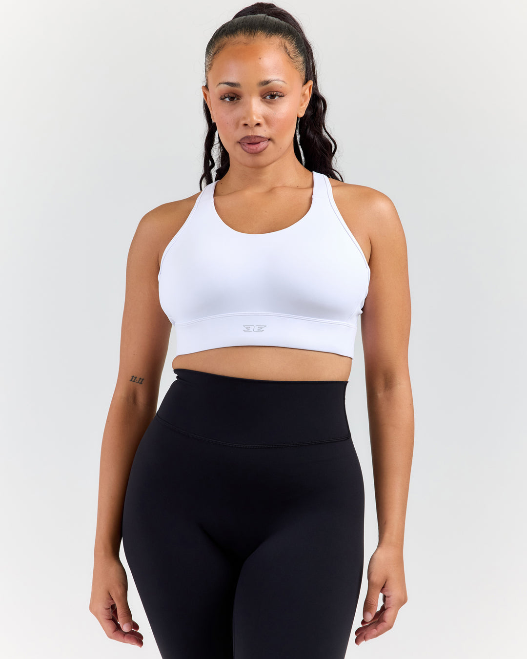 High Support Performance Bra - White