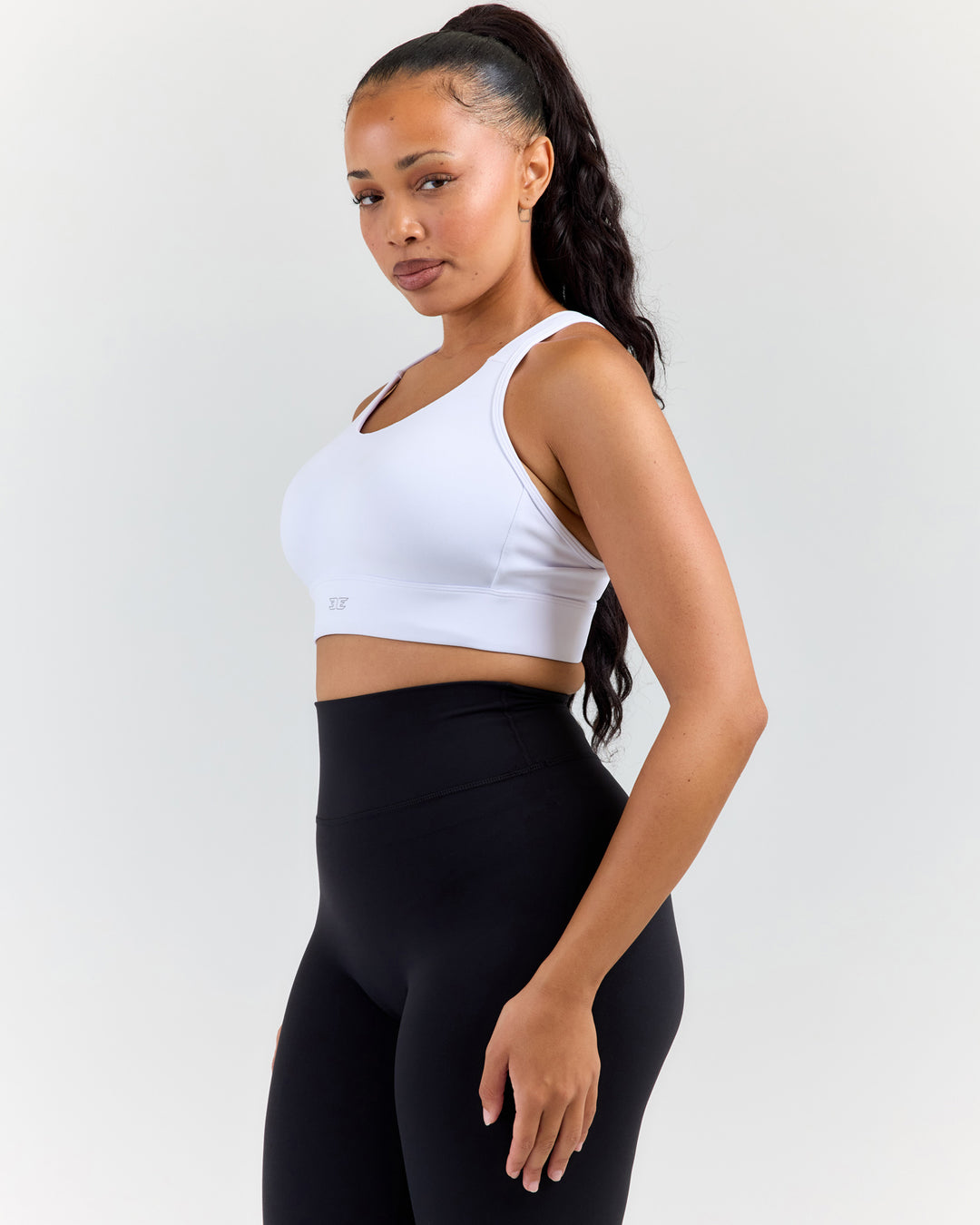 High Support Performance Bra - White