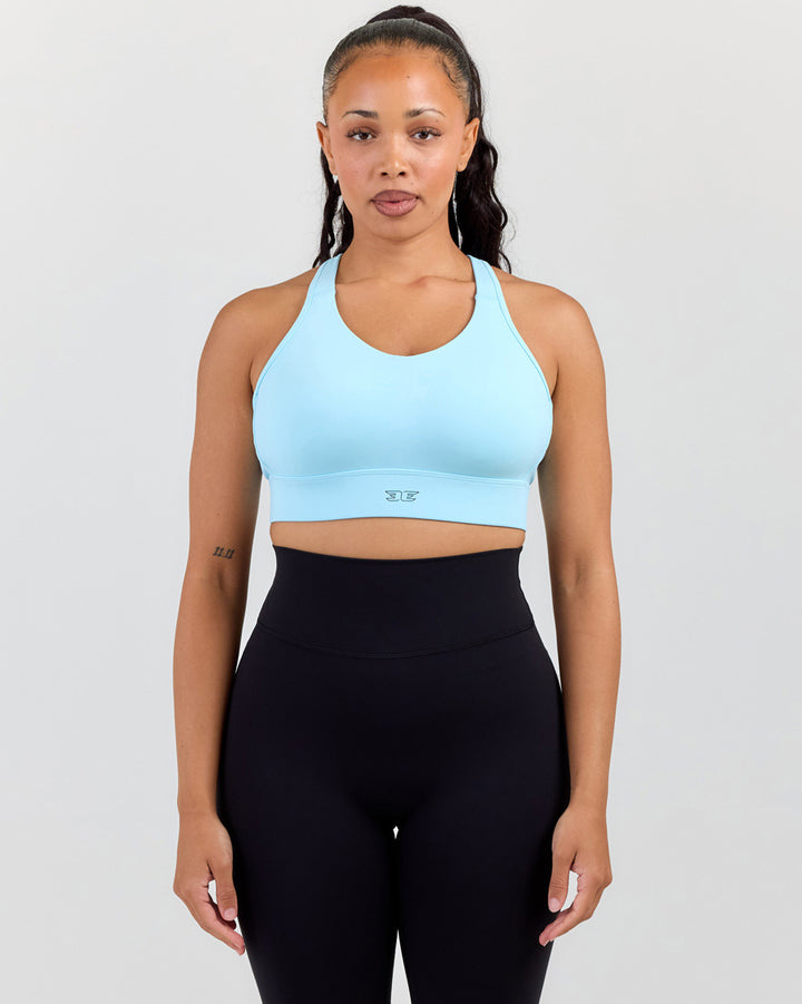 High Support Performance Bra - Ice Blue