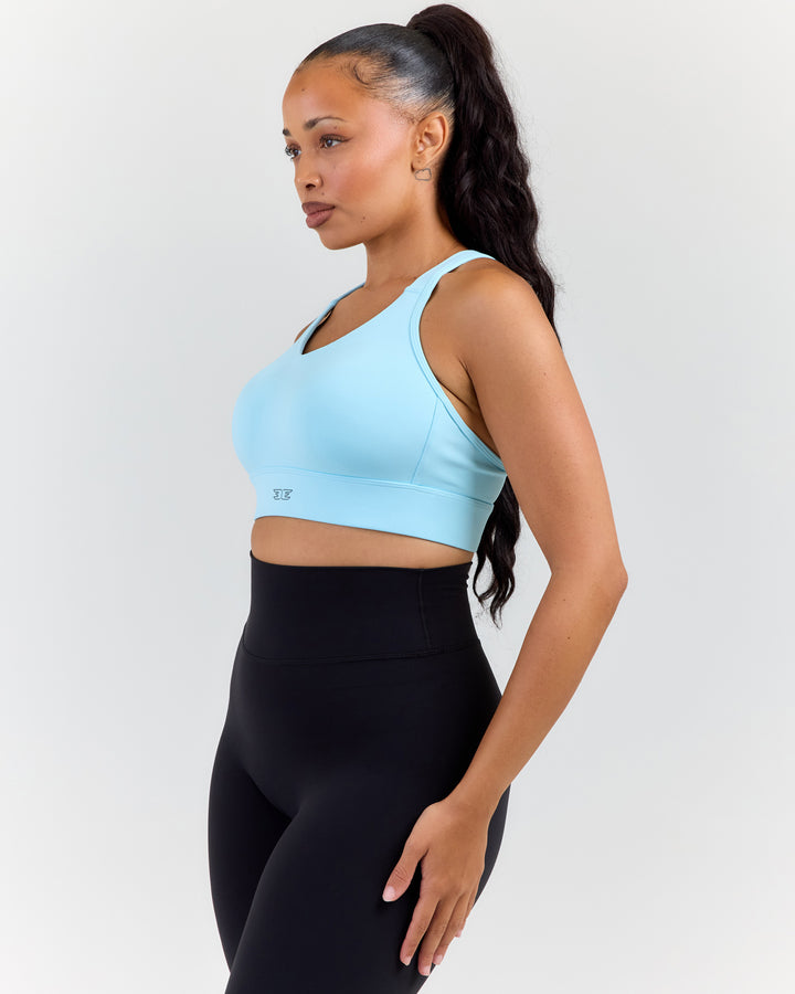 High Support Performance Bra - Ice Blue
