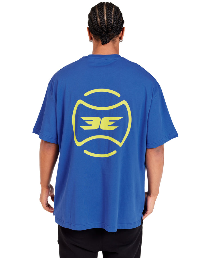 EE Tennis Oversized Tee - Blue