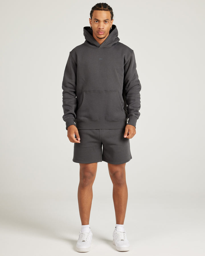 Omni Men's Fitted Hoodie - Charcoal