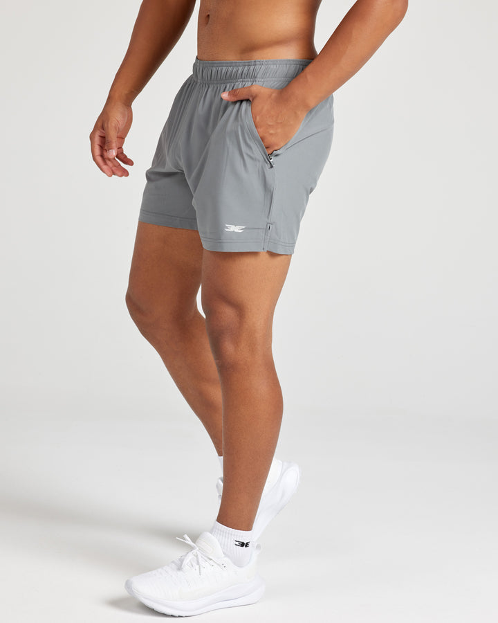 4" Elite Aero Shorts - Grey