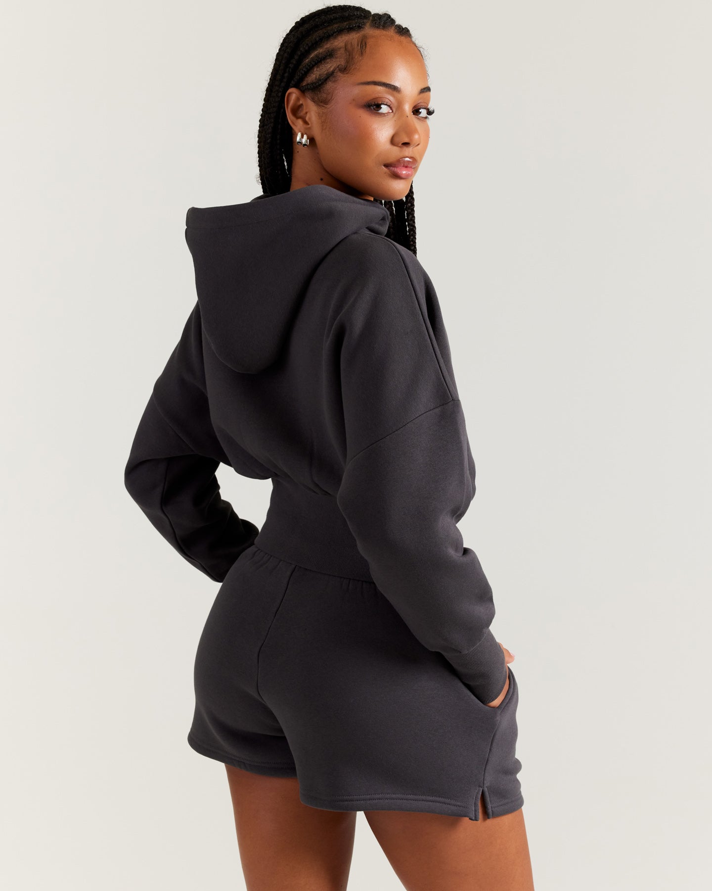 Omni Zip Through Hoodie - Charcoal – Elite Eleven