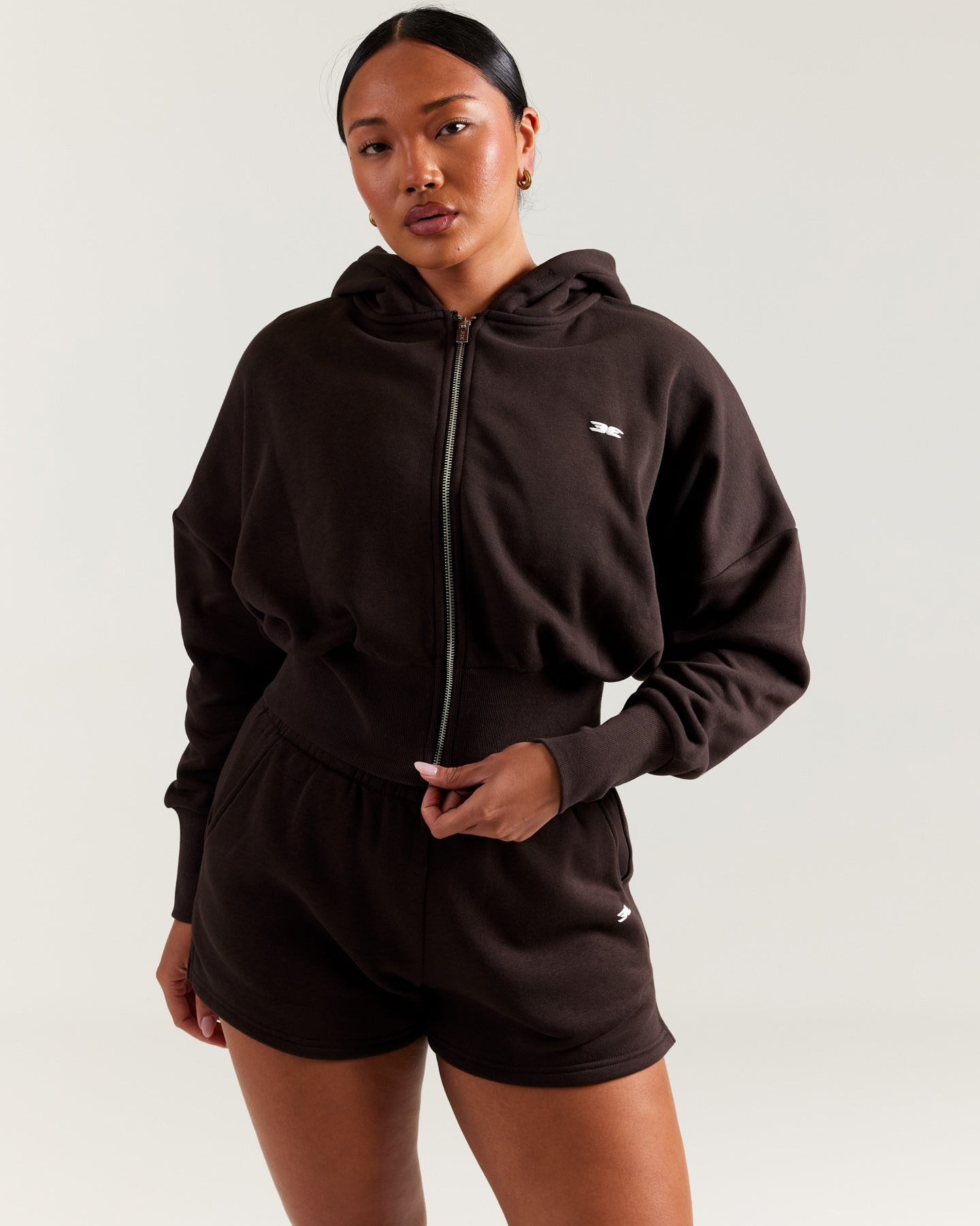 Omni Zip Through Hoodie - Coffee Bean – Elite Eleven