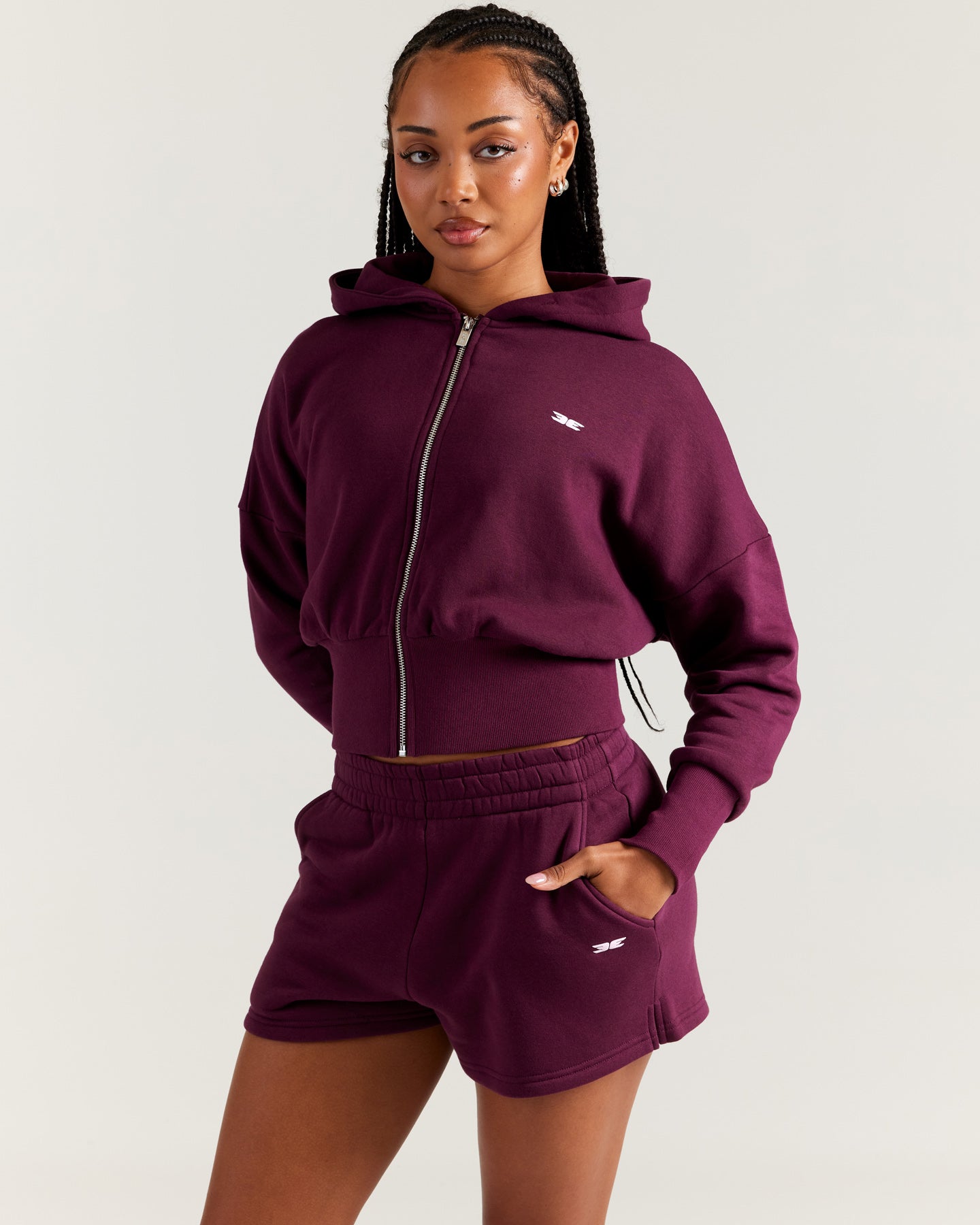 Omni Zip Through Hoodie - Cherry Cola – Elite Eleven