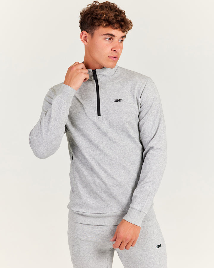 Prime 1/4 Zip - Grey