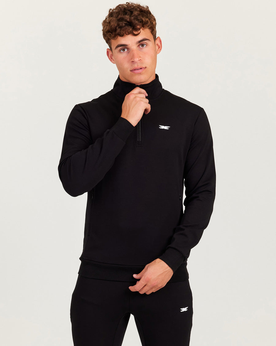 Prime 1/4 Zip - Black