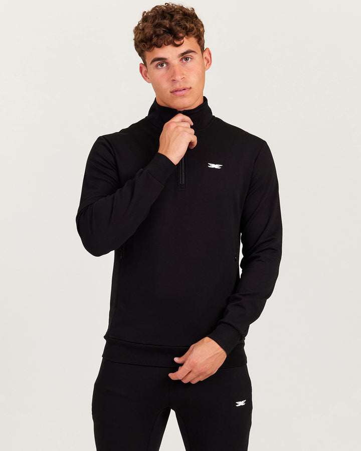 Prime 1/4 Zip - Black
