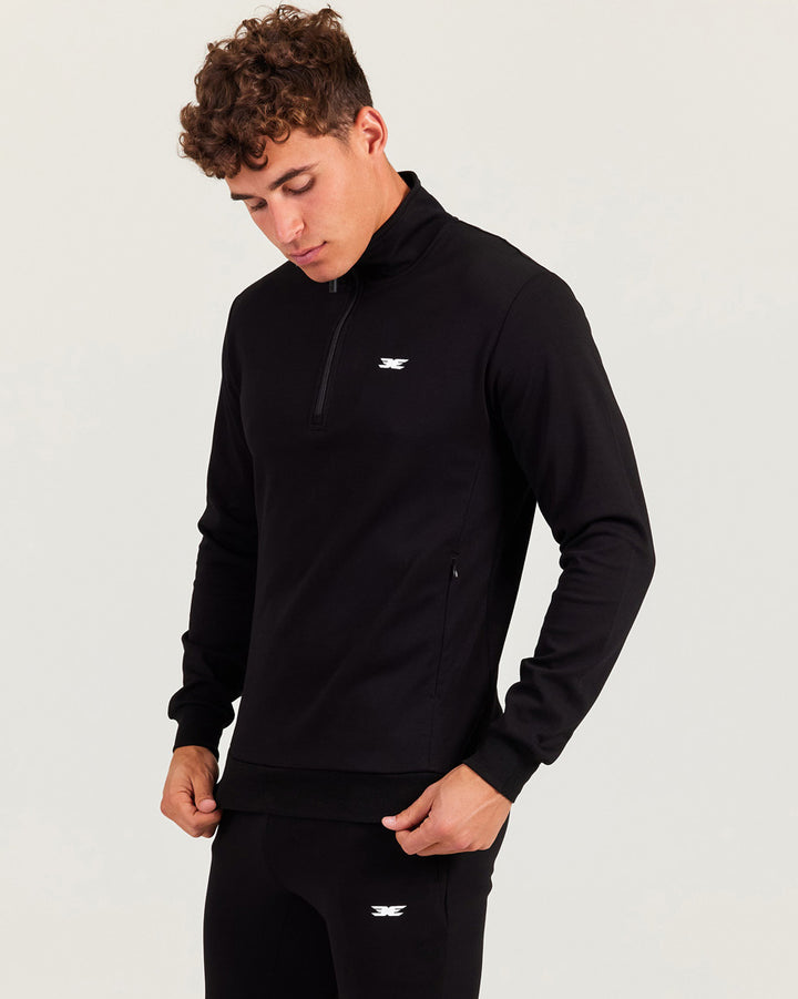 Prime 1/4 Zip - Black