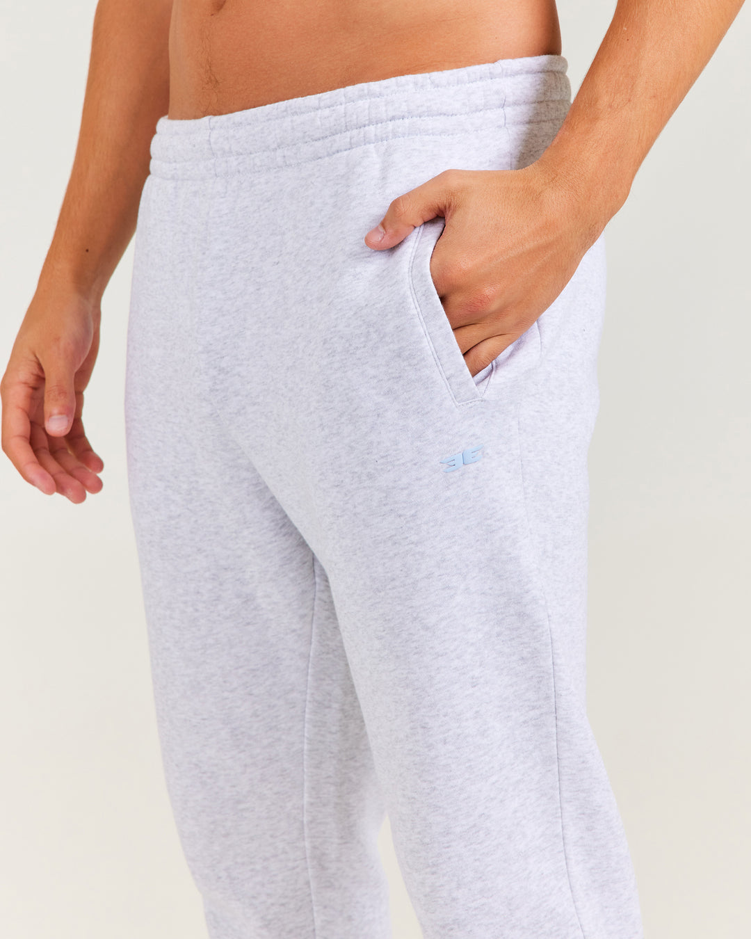 Omni Jogger - Grey Marle/Light Blue