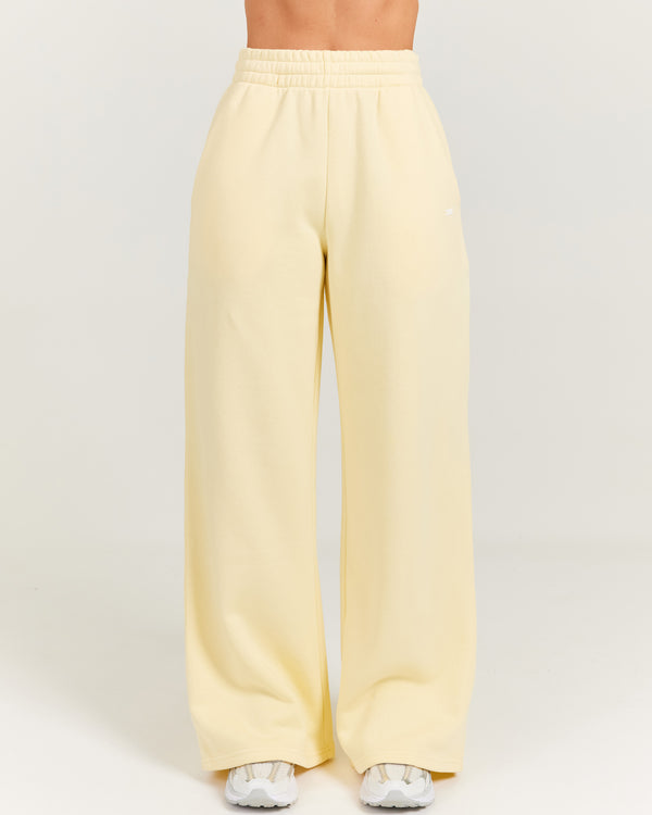 Omni Wide Leg Trackpants - Butter