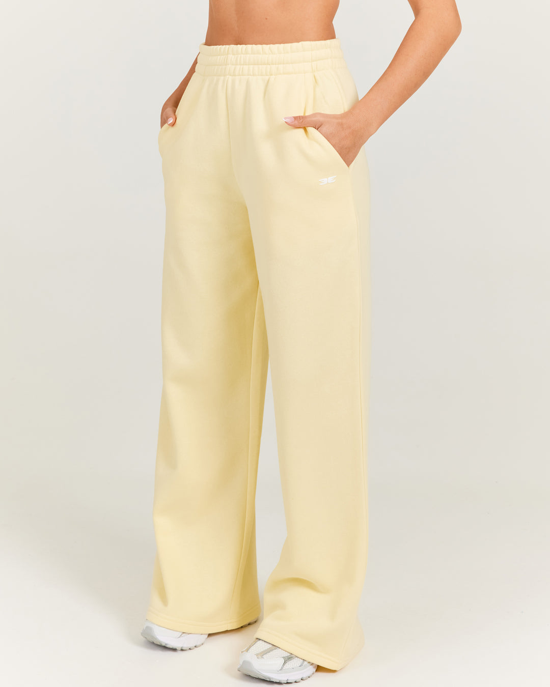 Omni Wide Leg Trackpants - Butter