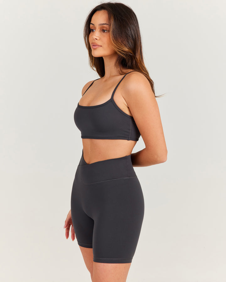Aura Core Bra - Charcoal