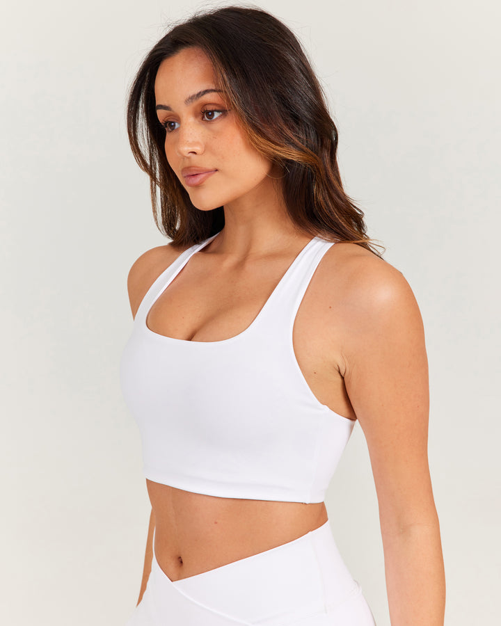 Aura Motion Bra - White