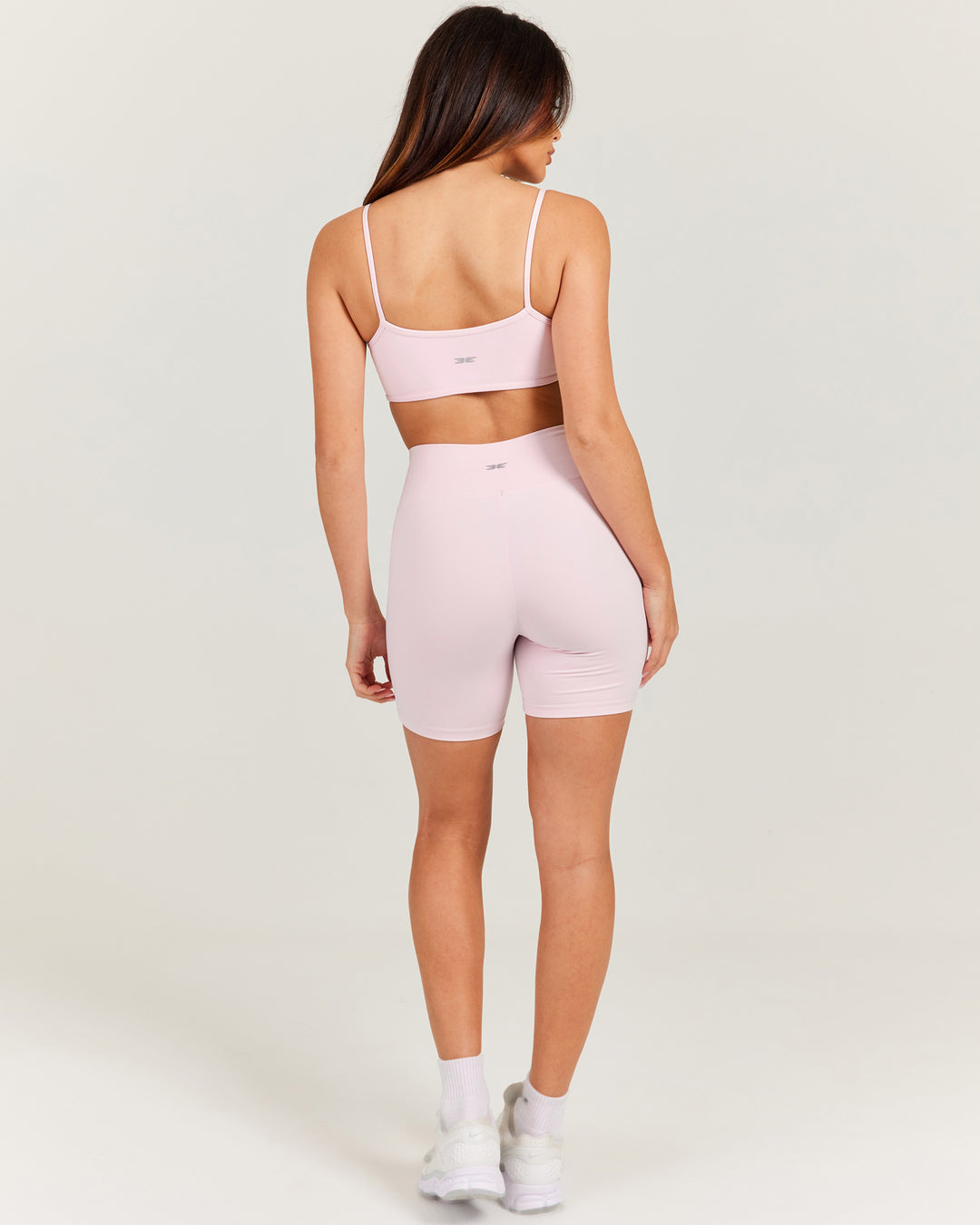 Front Scrunch Shorts - Blush Pink