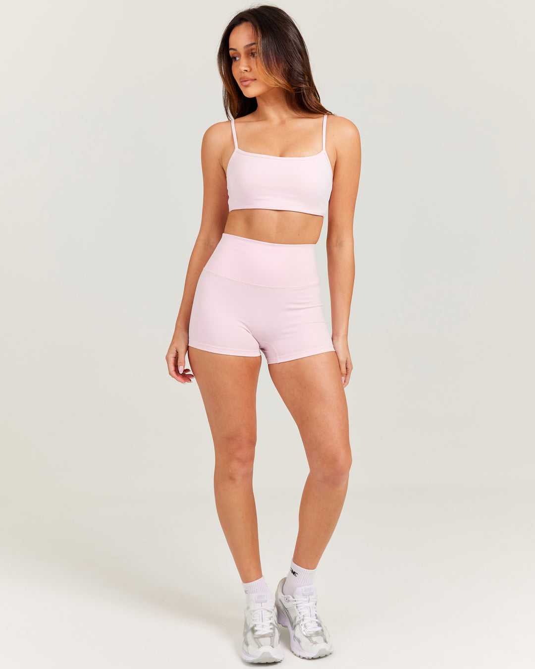 Aura SF Micro Shorts - Blush Pink