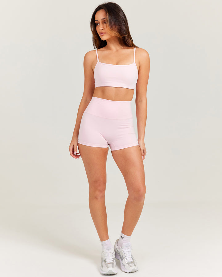 Aura SF Micro Shorts - Blush Pink