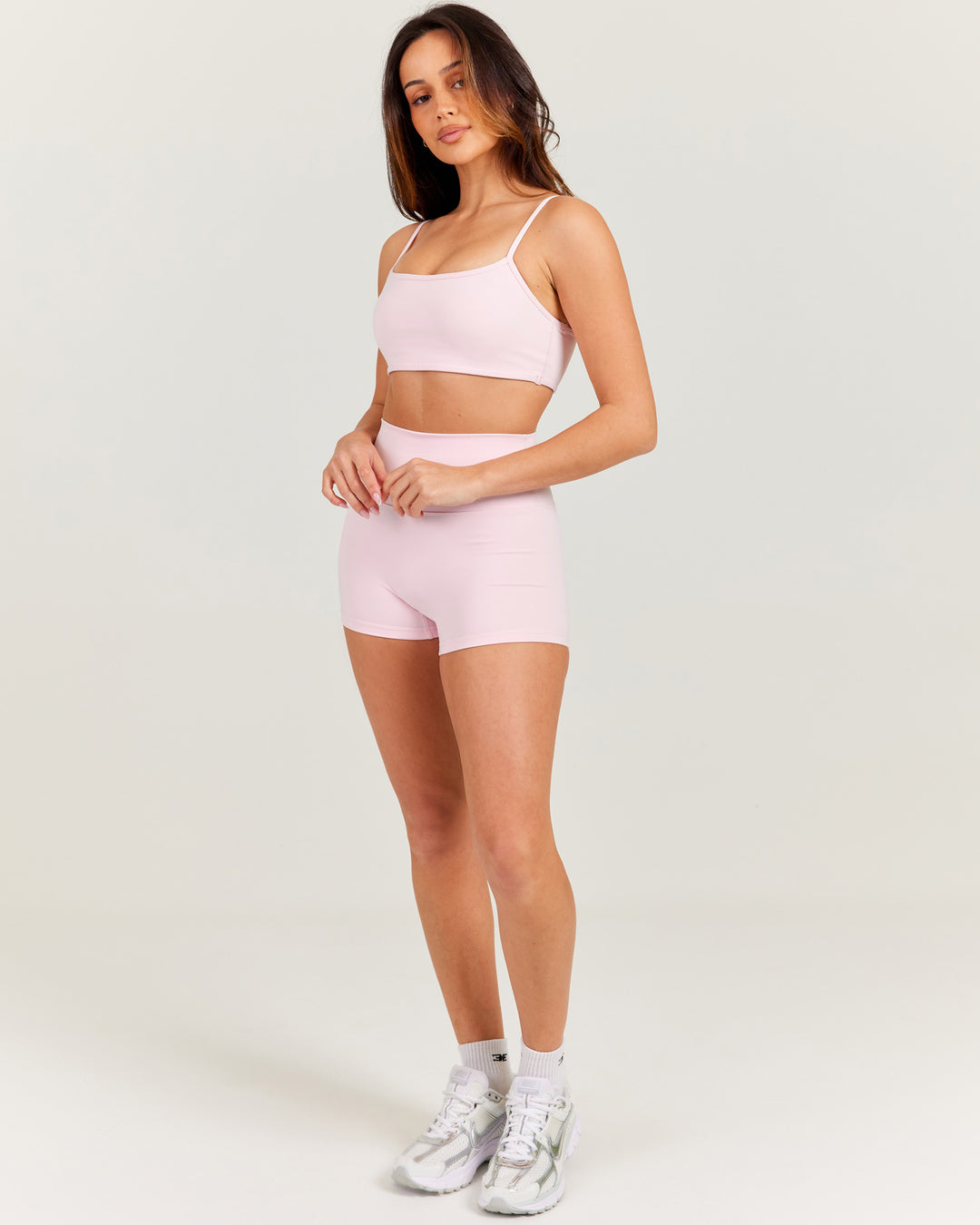 Aura SF Micro Shorts - Blush Pink